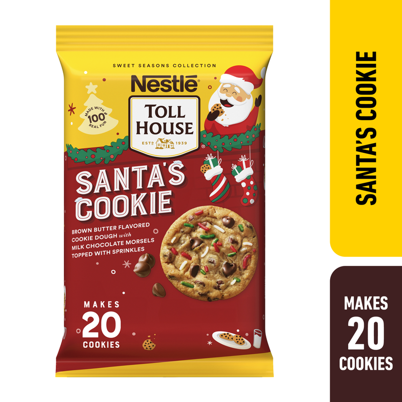 Nestle Toll House Santa's Cookie Dough - 20ct/14oz