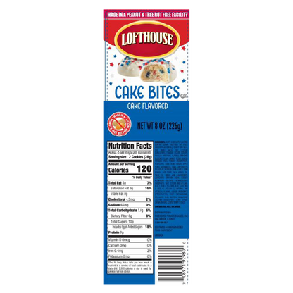 Lofthouse Patriotic Cake Bites 8oz