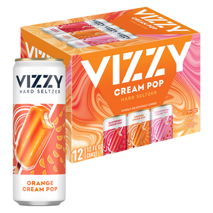 Vizzy Cream Pop Variety Pack 12pk 12oz Can