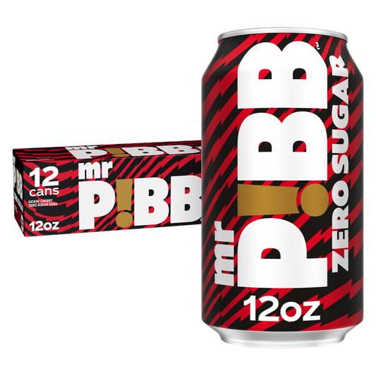Mr Pibb Zero Sugar 12pk 12oz Can