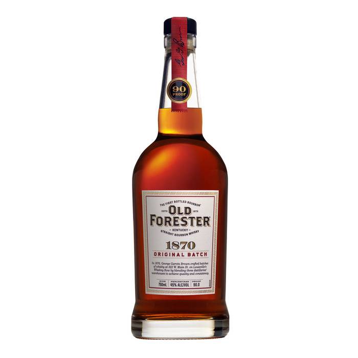 Old Forester Whiskey Row Series: 1870 Original Batch Kentucky Straight Bourbon Whisky, 750 mL Bottle, 90 Proof