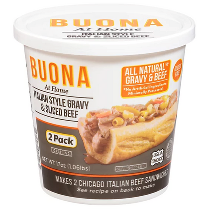 Buona Italian Beef & Gravy Kit, 17 oz