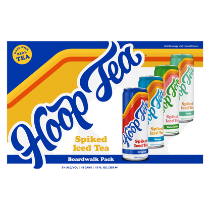 Hoop Tea Boardwalk Variety 12pk 12oz 5% ABV Cans