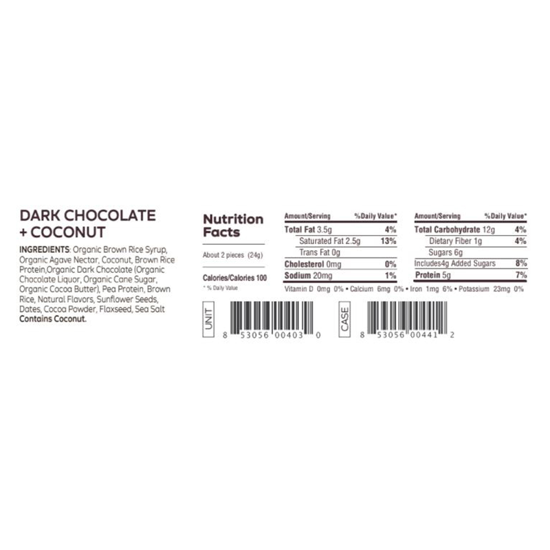 The GFB Dark Chocolate Coconut Bites 4oz Bag