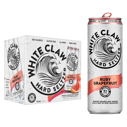 White Claw Seltzer Grapefruit 6pk 12oz Can 5.0% ABV