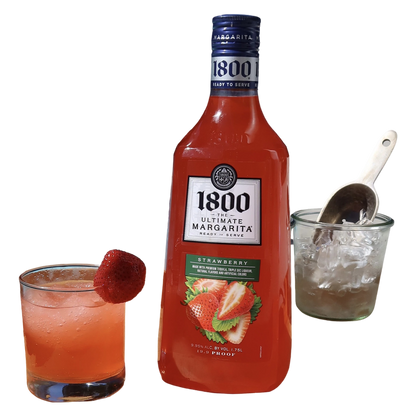 1800 The Ultimate Margarita Strawberry Ready to Drink Cocktail 1.75L 9.95% ABV
