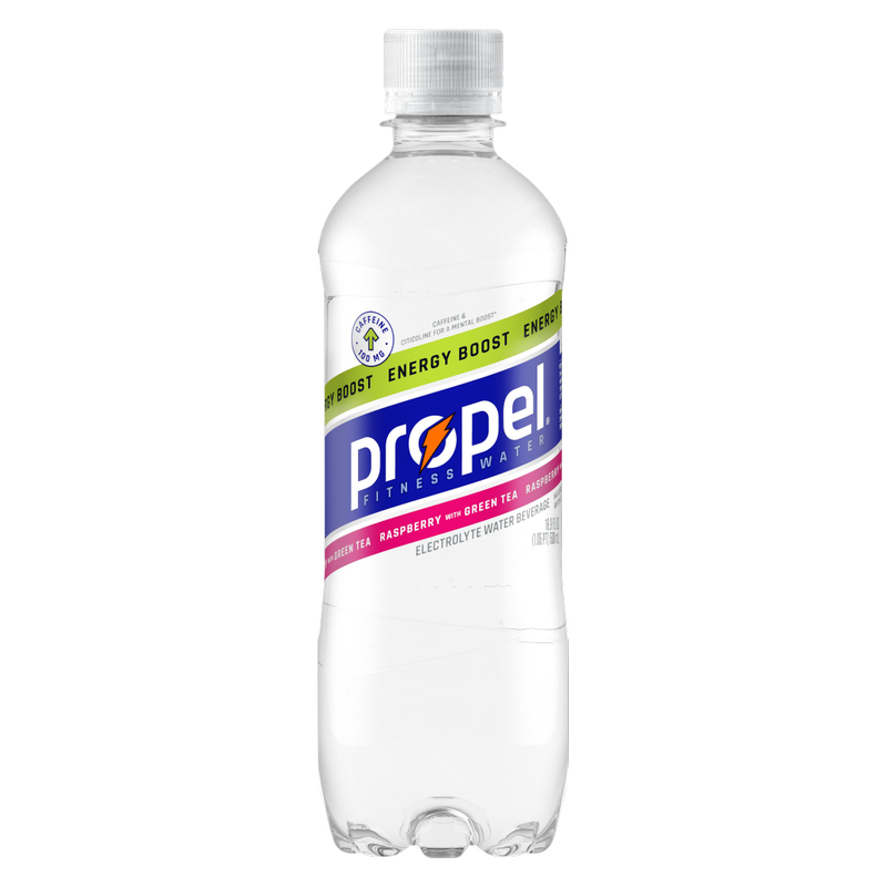 Propel Zero Sugar Energy Boost Raspberry Green Tea 6pk 16.9oz Btl