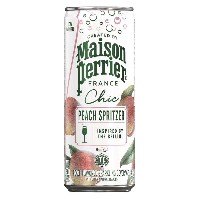 Maison Perrier Chic Peach Spritzer 4pk 8.45oz Can