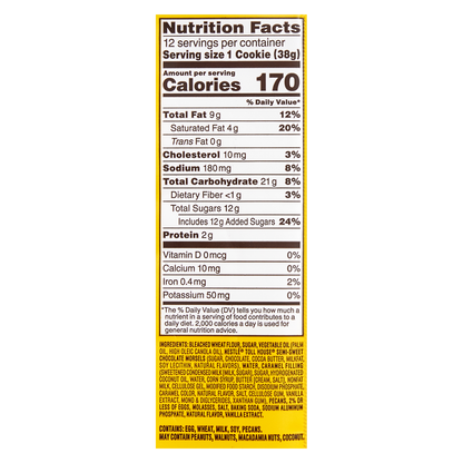 Nestle Toll House Pecan Turtle Cookie Dough - 12ct/16oz