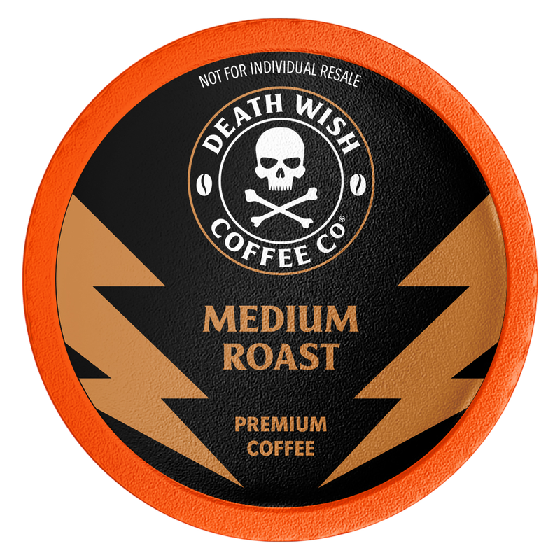 Death Wish Coffee Organic Medium Roast K-Cups 10ct Box