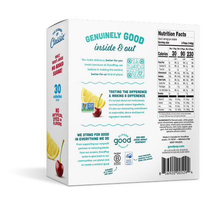 GoodPop Red, White & Blue Frozen Pop 8ct