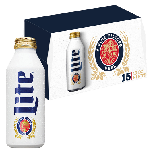 Miller Lite 15pk 16oz Aluminum Bottle 4.2% ABV