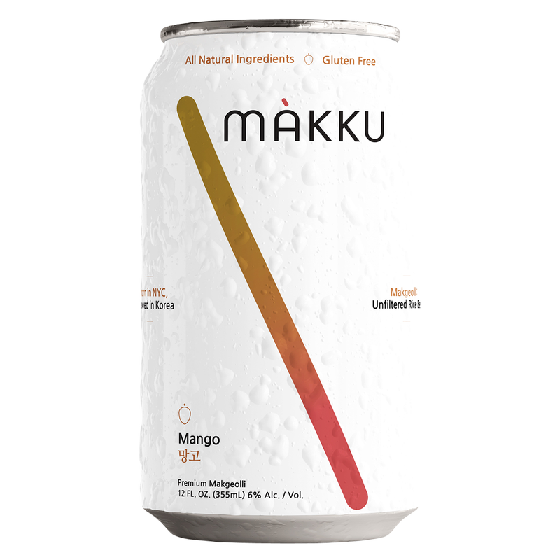 Makku Mango Rice Beer 4pk 12oz Can 6% ABV