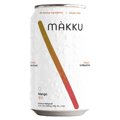 Makku Mango Rice Beer 4pk 12oz Can 6% ABV