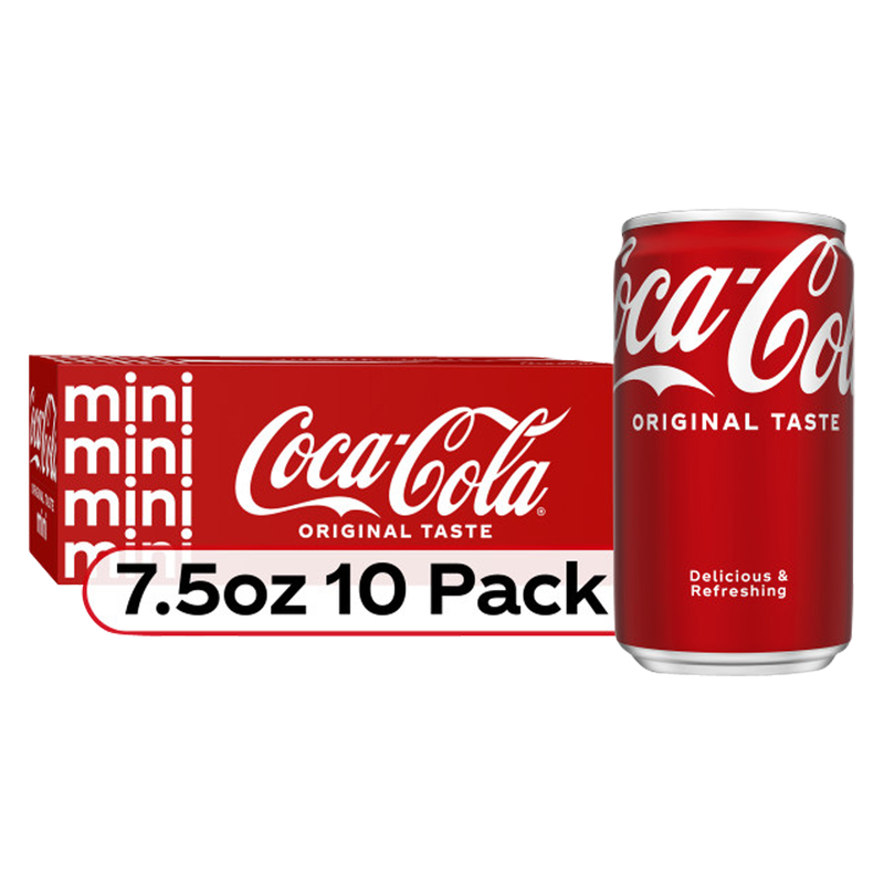 Coca-Cola 10pk 7.5oz Mini Can