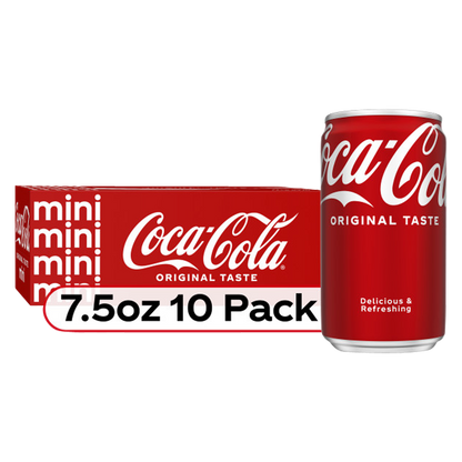 Coca-Cola 10pk 7.5oz Mini Can