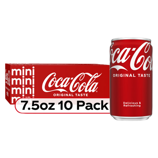 Coca-Cola 10pk 7.5oz Mini Can