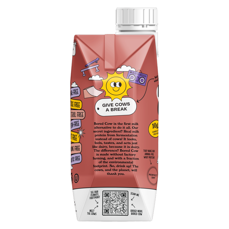 Bored Cow Animal-free Dairy Milk Chocolate 11oz Ctn