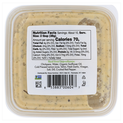 Ithaca Lemon Dill Hummus 10oz