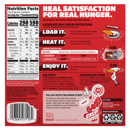 Hot Pockets Meatball & Mozzarella 2ct 9oz