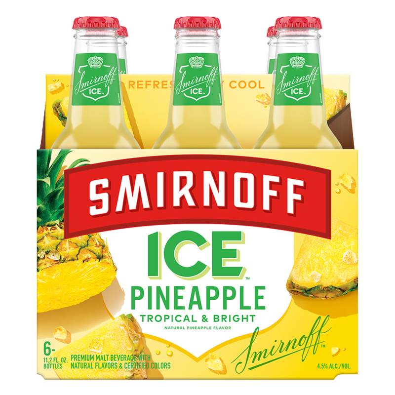 Smirnoff Ice Pineapple (6PKB 12 OZ)