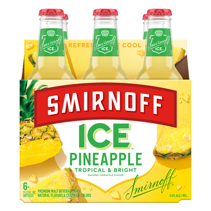 Smirnoff Ice Pineapple (6PKB 12 OZ)