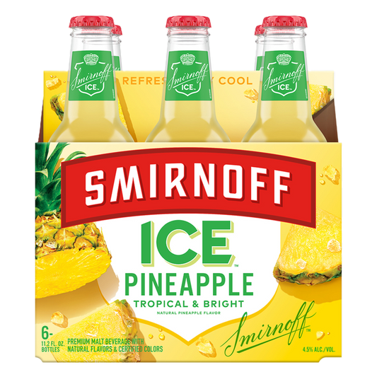 Smirnoff Ice Pineapple (6PKB 12 OZ)