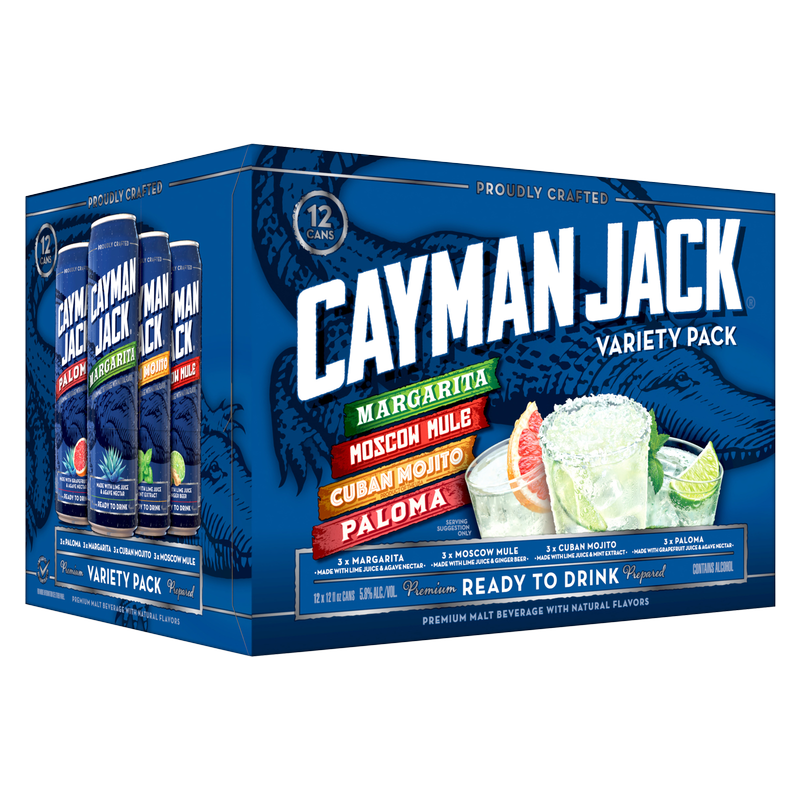 Cayman Jack Variety Pack (12Pkc 12 Oz)