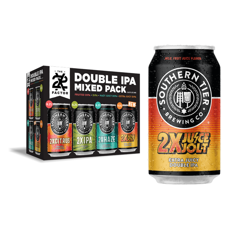 Southern Tier 2X Factor Double IPA Mixed Variety Pack 12pk 12oz Can 8.2% ABV