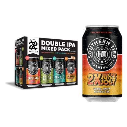 Southern Tier 2X Factor Double IPA Mixed Variety Pack 12pk 12oz Can 8.2% ABV