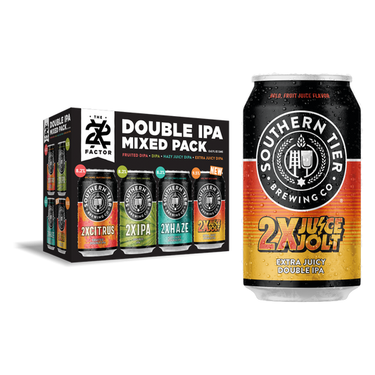 Southern Tier 2X Factor Double IPA Mixed Variety Pack 12pk 12oz Can 8.2% ABV
