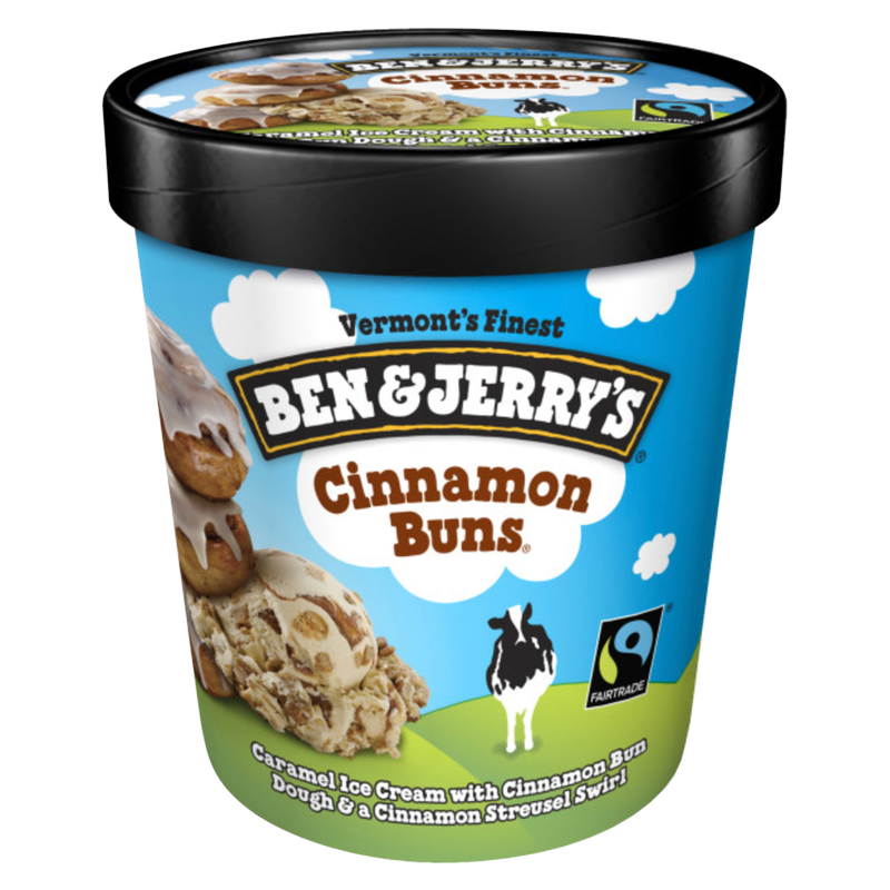 Ben & Jerry's Cinnamon Buns Ice Cream 16oz