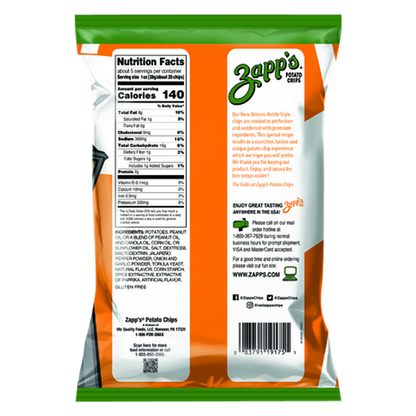 Zapp's Jalapeno Kettle Potato Chips 4.75oz