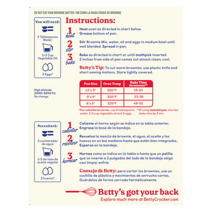 Betty Crocker Brownie Mix Fudge 16.3oz