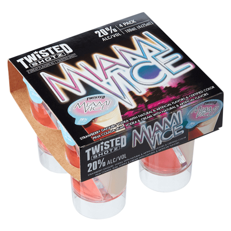 Twisted Shotz Miami Vice 4pk 25ml