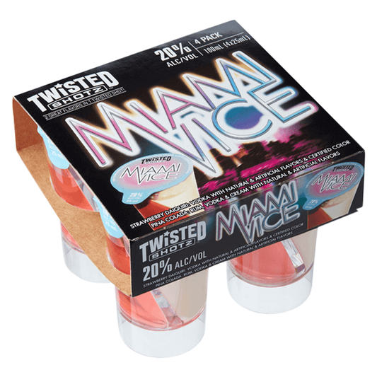 Twisted Shotz Miami Vice 4pk 25ml