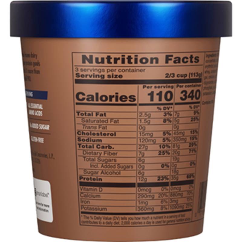 Blue Bell Pro Chocolate Ice Cream Pint 16oz