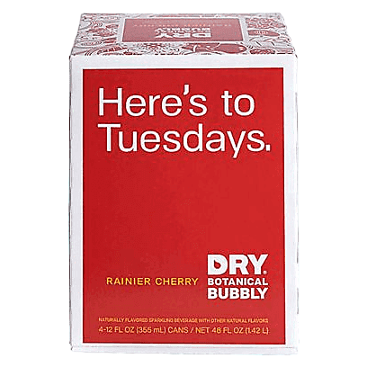 Dry Sparkling Rainer Cherry 4pk 12oz Can