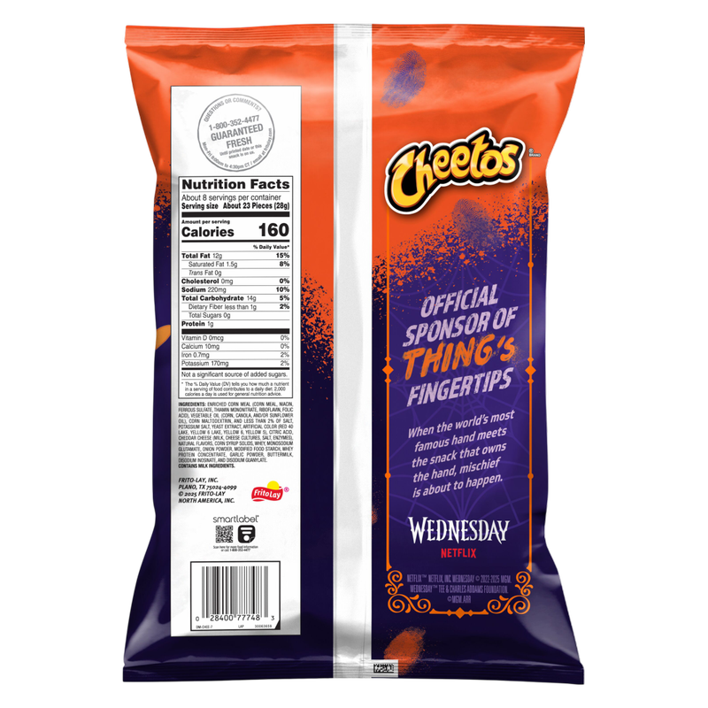 Cheetos Flamin' Hot Fiery Skulls Flavored 7.5oz