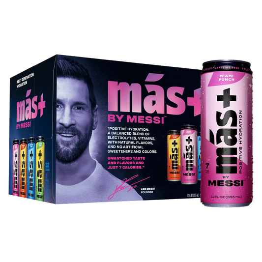 MÁS+ by Messi Variety 12pk 12oz Can