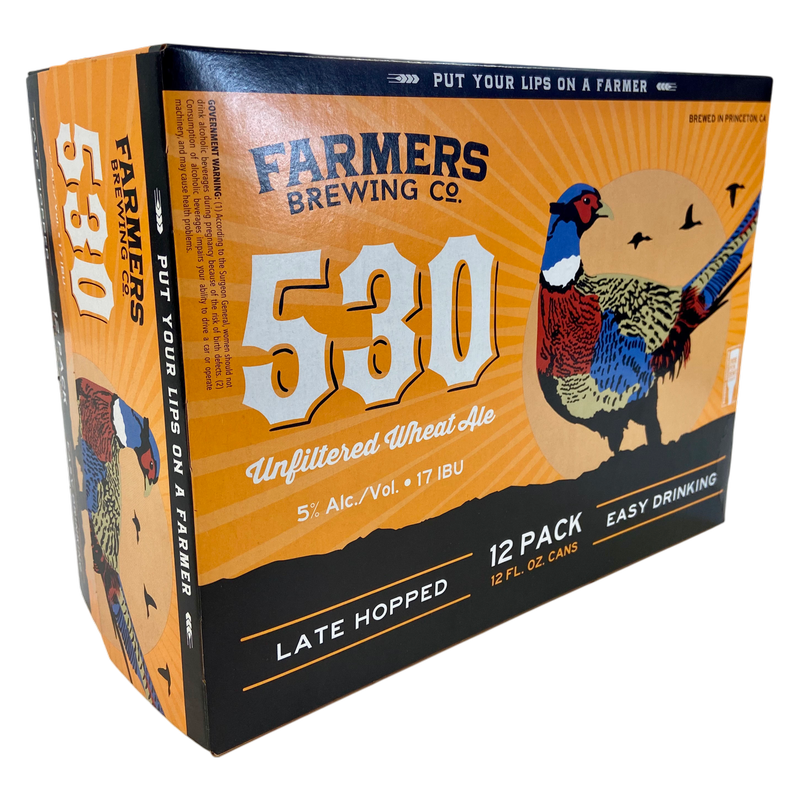 Farmers 530 Unfiltered Wheat  (12PK 12 OZ)