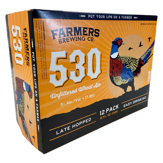 Farmers 530 Unfiltered Wheat  (12PK 12 OZ)