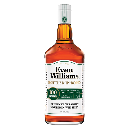Evan Williams White Label Bourbon BIB 100pf 1.75L