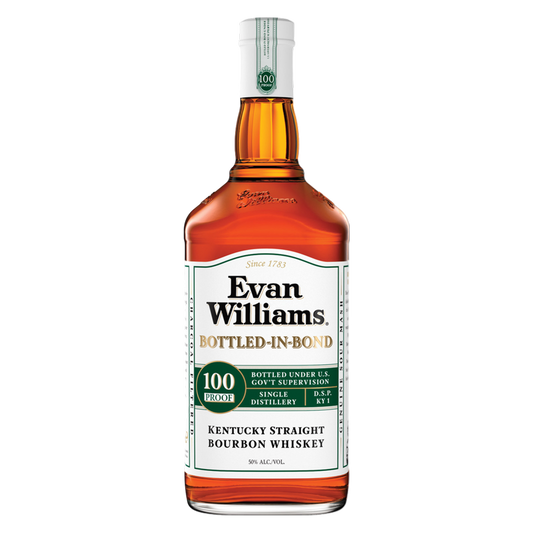 Evan Williams White Label Bourbon BIB 100pf 1.75L