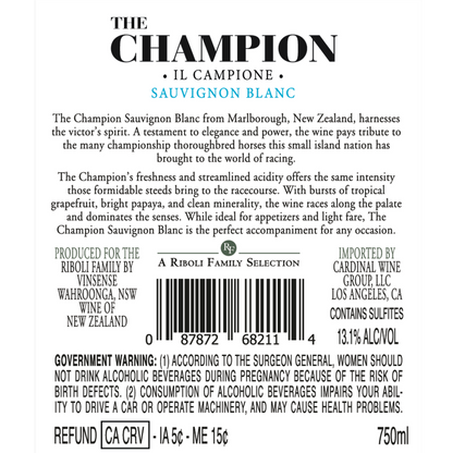 The Champion Sauvignon Blanc 750ml