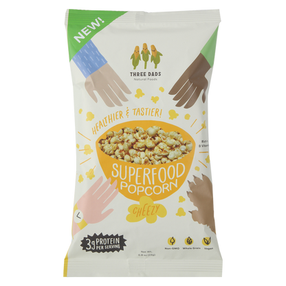 Three Dads Superfood Popcorn 0.8oz