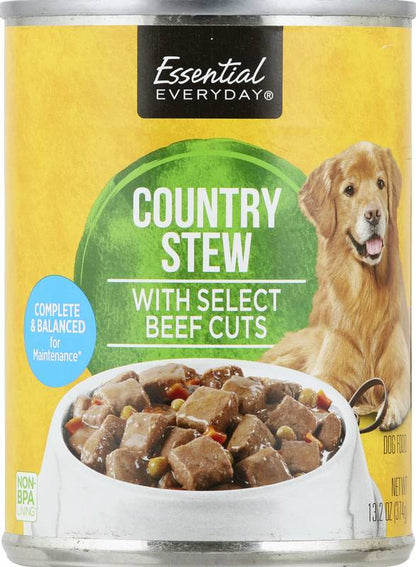 Essential Everyday Canned Country Stew Dog Food - 13.2oz