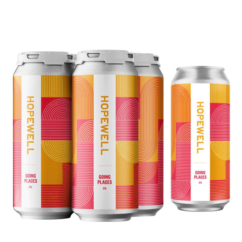 Hopewell Brewing Going Places IPA 4pk 16oz Can 6.8% ABV