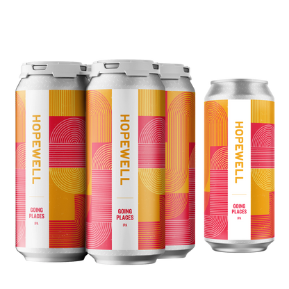 Hopewell Brewing Going Places IPA 4pk 16oz Can 6.8% ABV