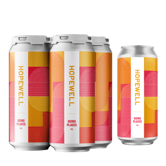 Hopewell Brewing Going Places IPA 4pk 16oz Can 6.8% ABV